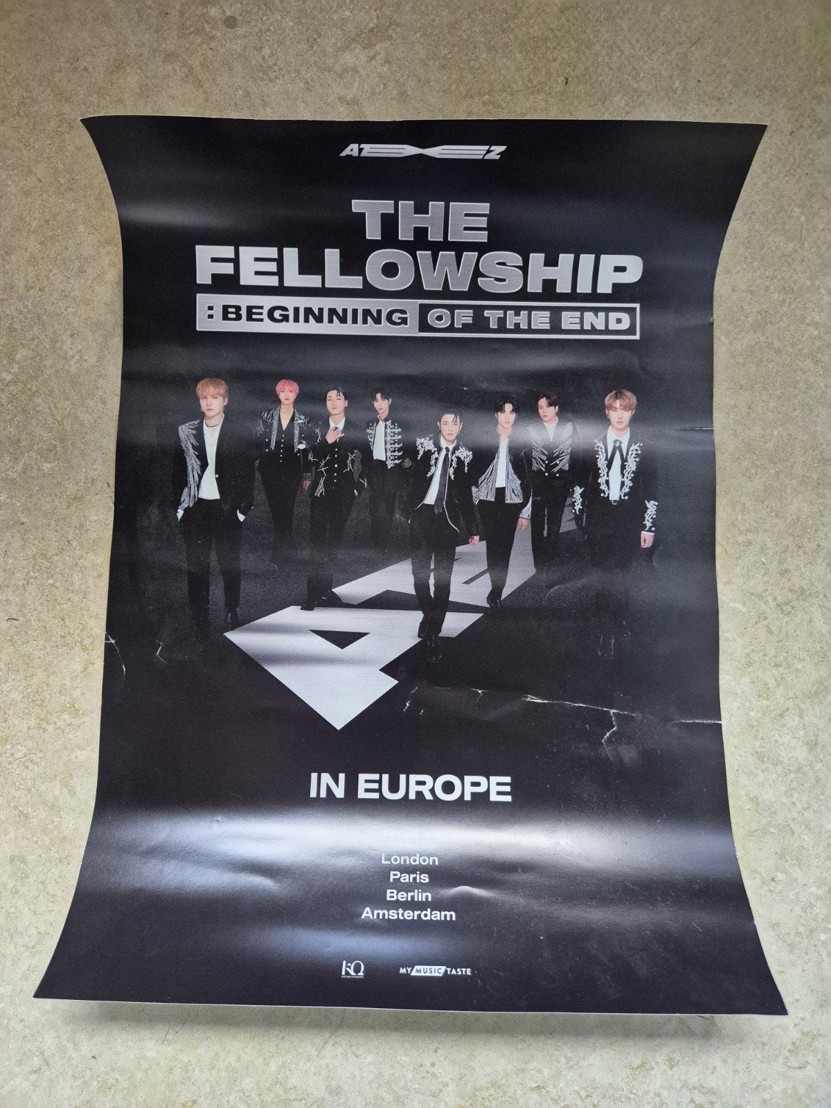 Ateez concert tour poster, Rechthoekig Staand, Ophalen of Verzenden, Zo goed als nieuw, A1 t/m A3