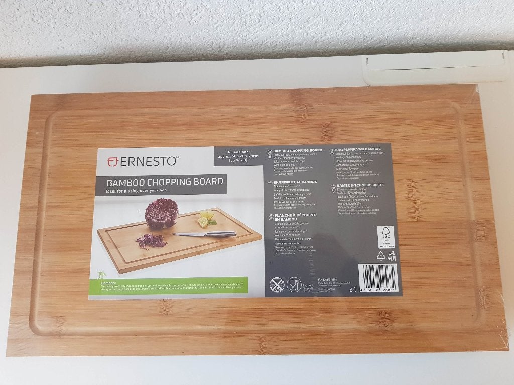 Grote Bamboo Snijplank, Snij-/serveerplank, Nieuw, Ophalen of Verzenden, Natuurlijk materiaal