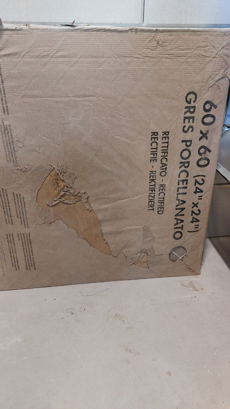 Gres Porcellanato Vloer/Wandtegels 60x60 cm - 12 stuks, Ophalen