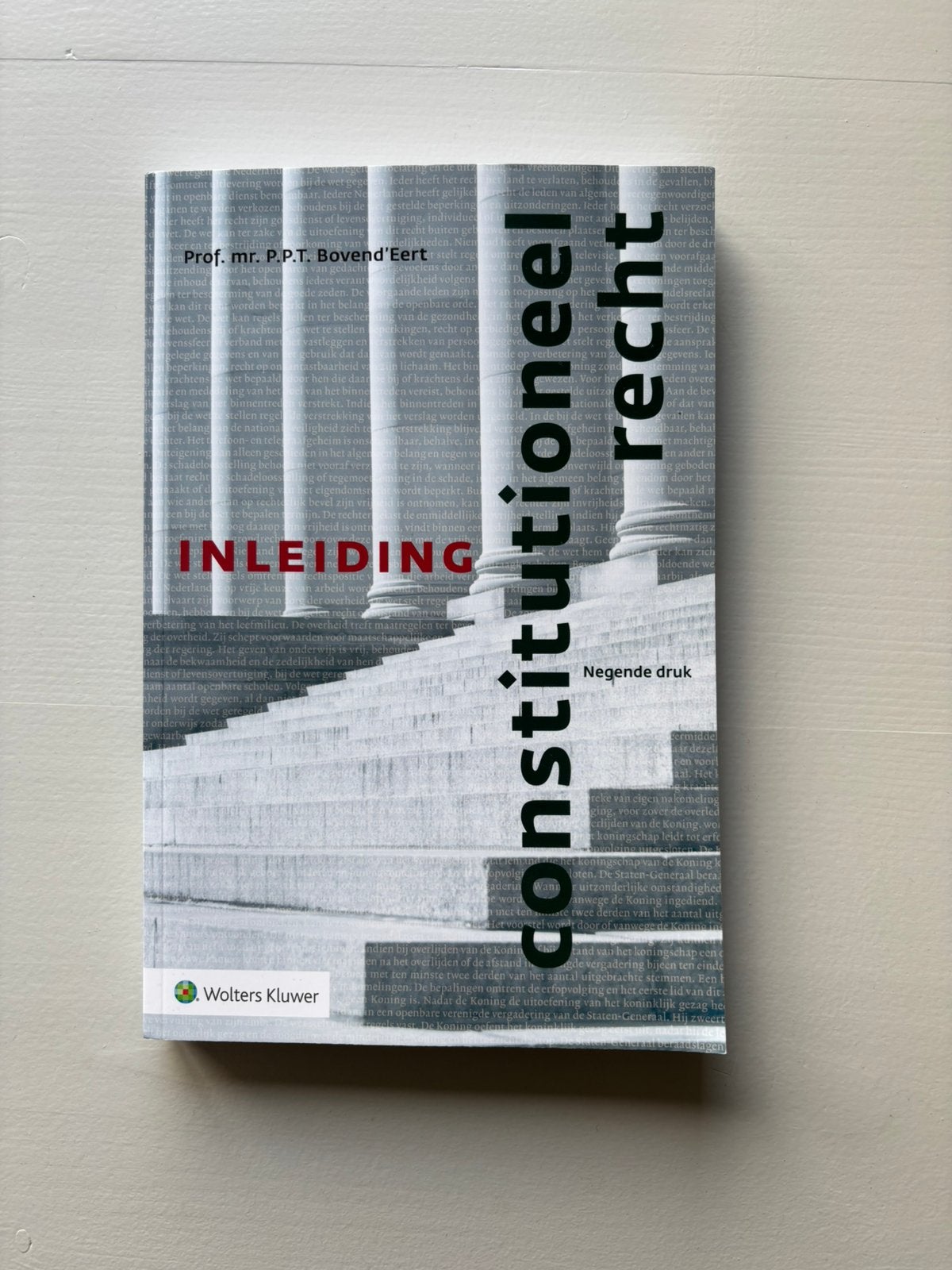 Inleiding constitutioneel recht, Ophalen of Verzenden, Alpha, Zo goed als nieuw, WO