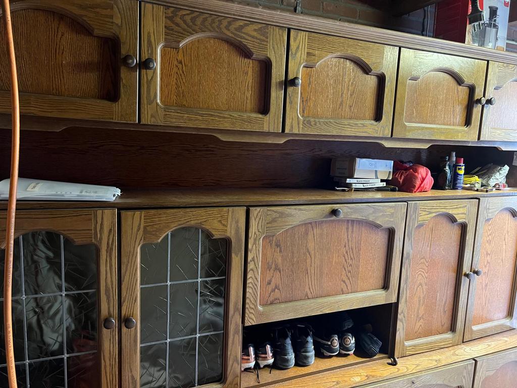 Houten kast €25,-, Ophalen of Verzenden, Zo goed als nieuw, 25 tot 50 cm, Minder dan 150 cm