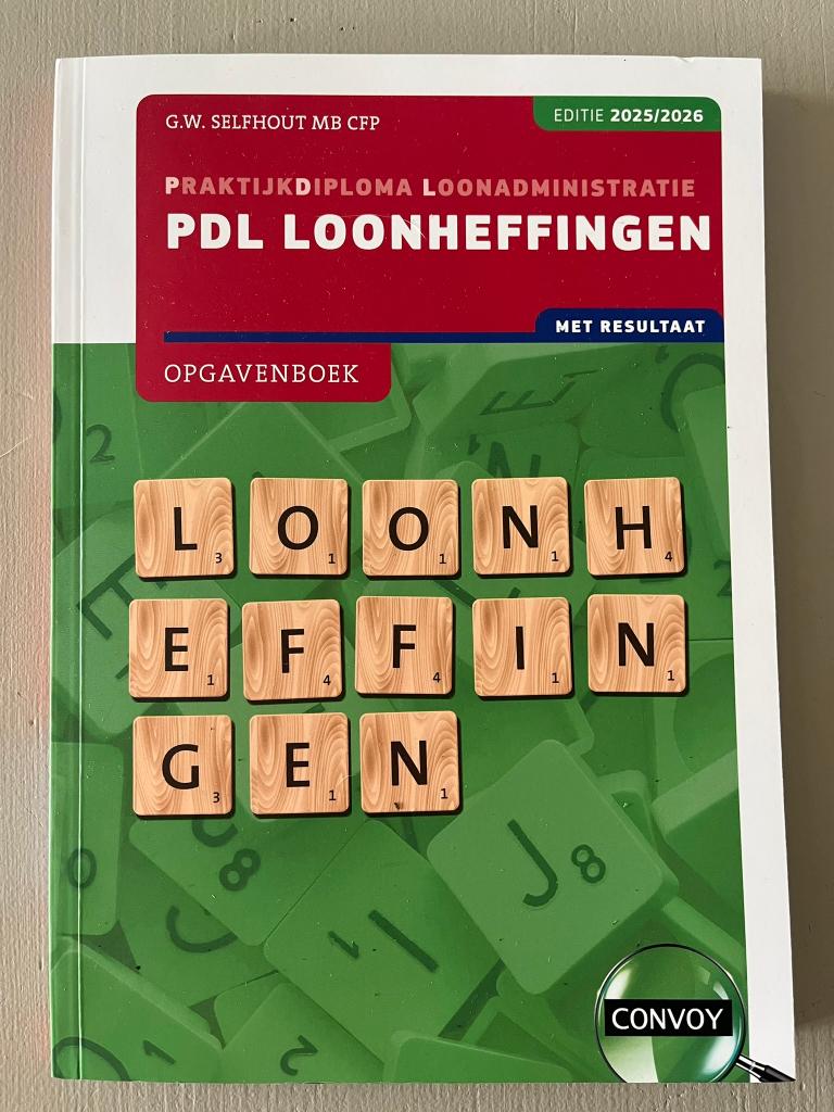 PDL Loonheffingen opgavenboek, Boeken, Studieboeken en Cursussen, Ophalen of Verzenden, Zo goed als nieuw, MBO, Beta