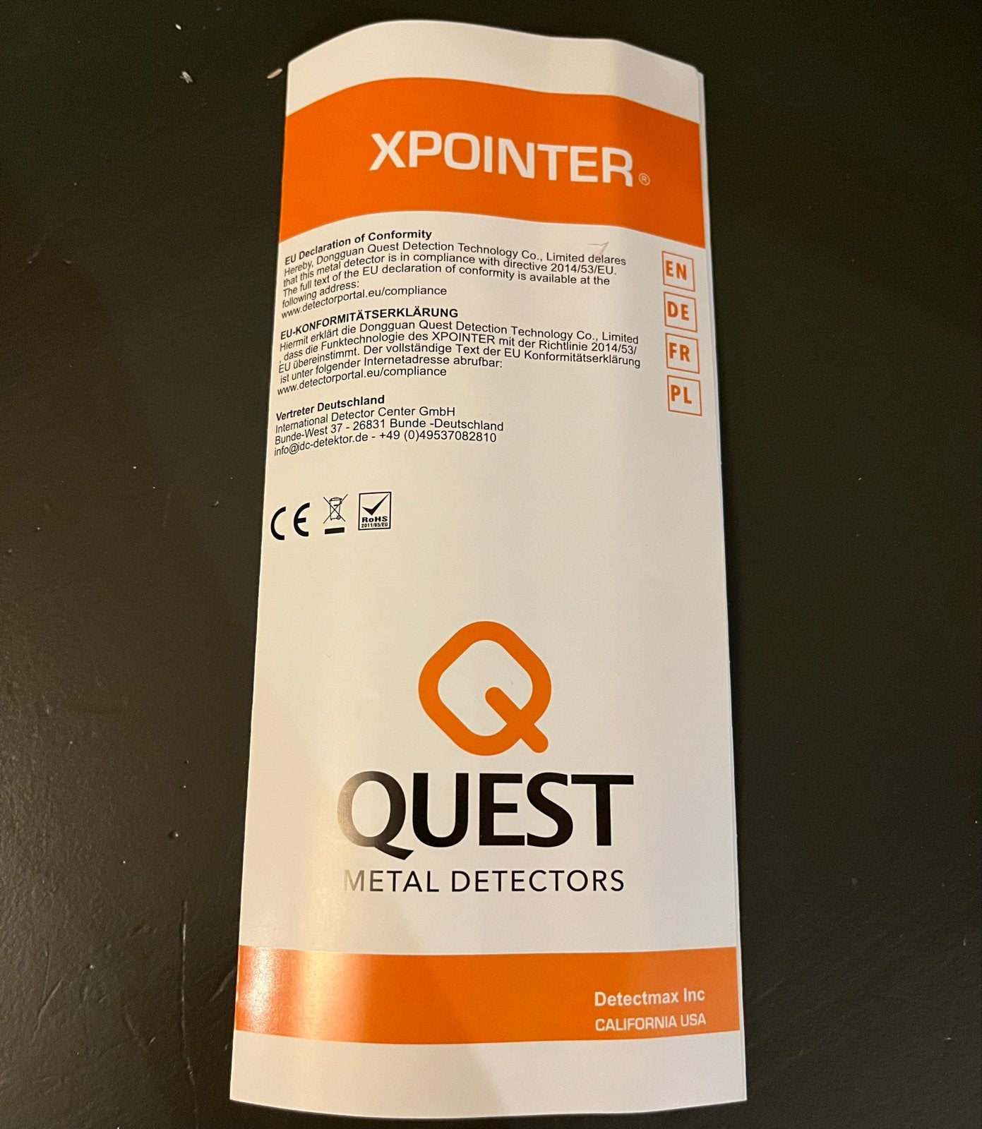 Foto 5 van Quest Xpointer pinpointer - Zo goed als nieuw