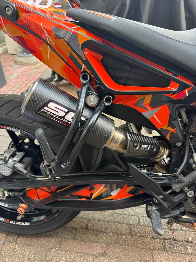 SC Project uitlaat ktm duke 890, Motoren, Onderdelen | Overige, Ophalen of Verzenden, Gebruikt