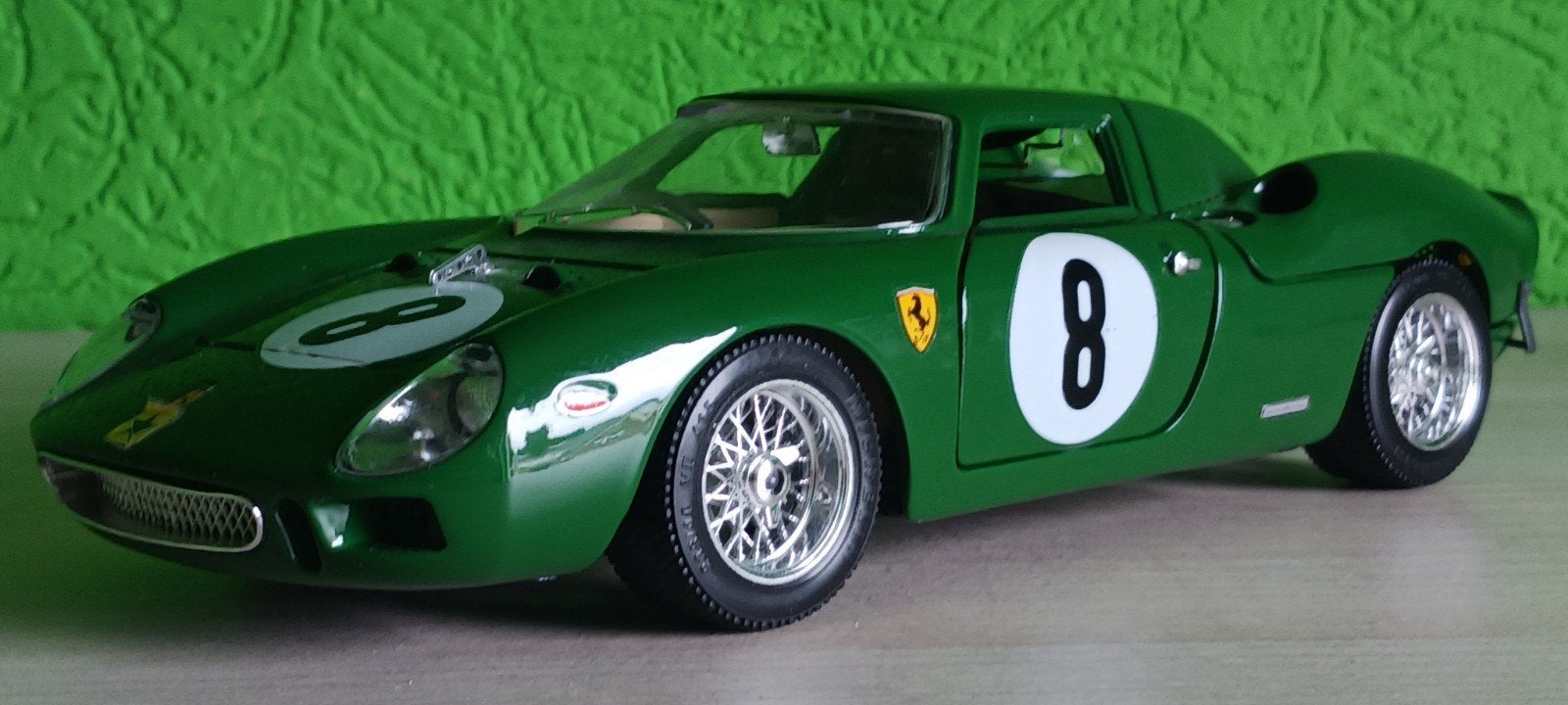 ZELDZAME FERRARI 250 LEMANS 1965 1000 KM NURBURGRING 1965, Ophalen of Verzenden, Nieuw, Auto, Bburago