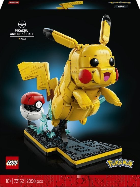 LEGO Pokémon Pikachu en Pokéball, Ophalen of Verzenden, Nieuw