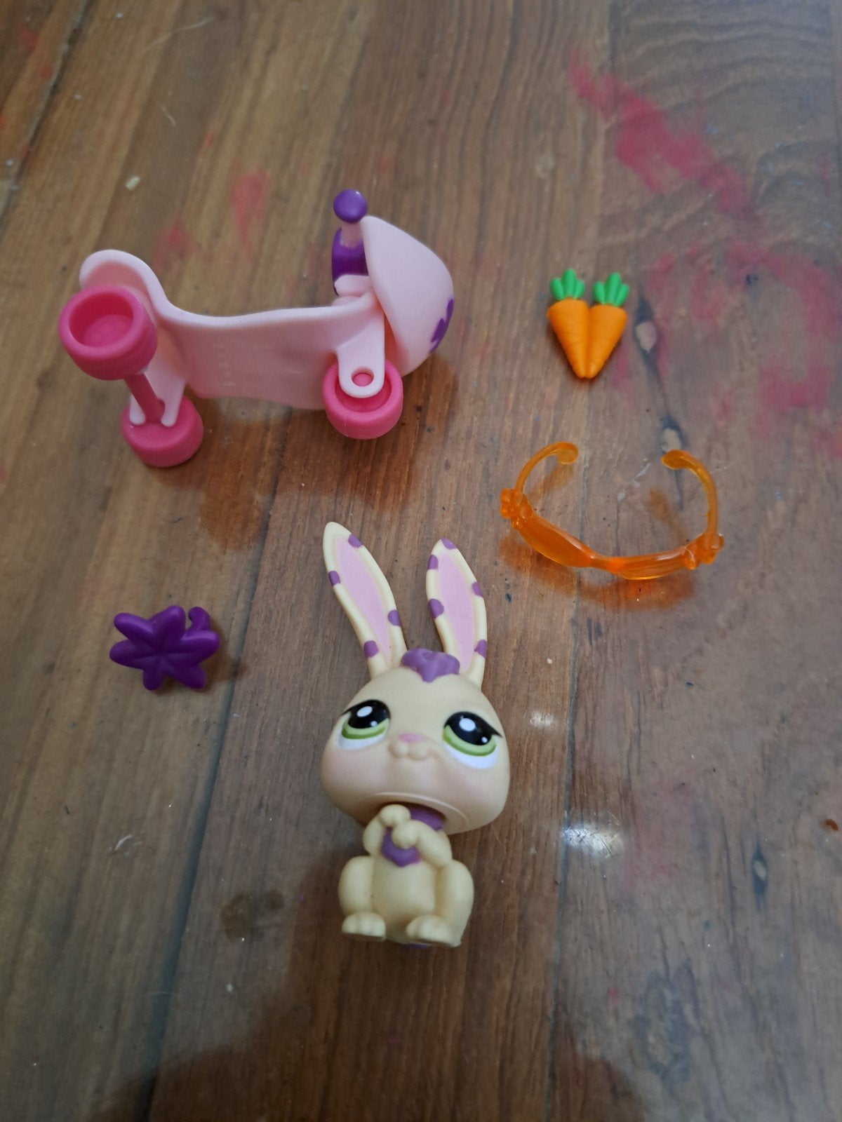 LPS Konijn met Scooter en Accessoires, Ophalen of Verzenden, Gebruikt, Meisje