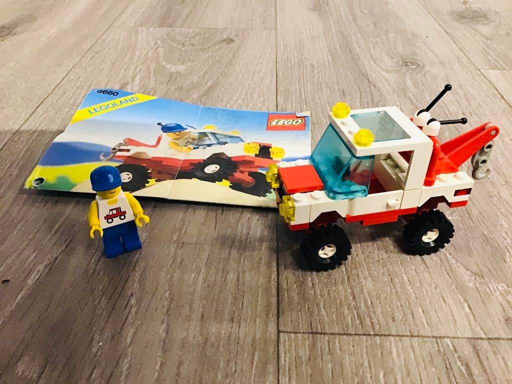 LEGO classic 6660, Hook and haul wrecker, takel wagen, IZGS, Ophalen of Verzenden, Zo goed als nieuw, Complete set, Lego
