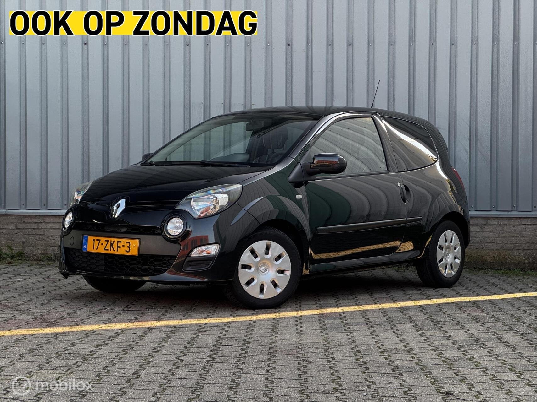 Renault Twingo 1.2 16V Collection | Airco | Cruise | BT, Voorwielaandrijving, Zwart, 4 cilinders, Zwart