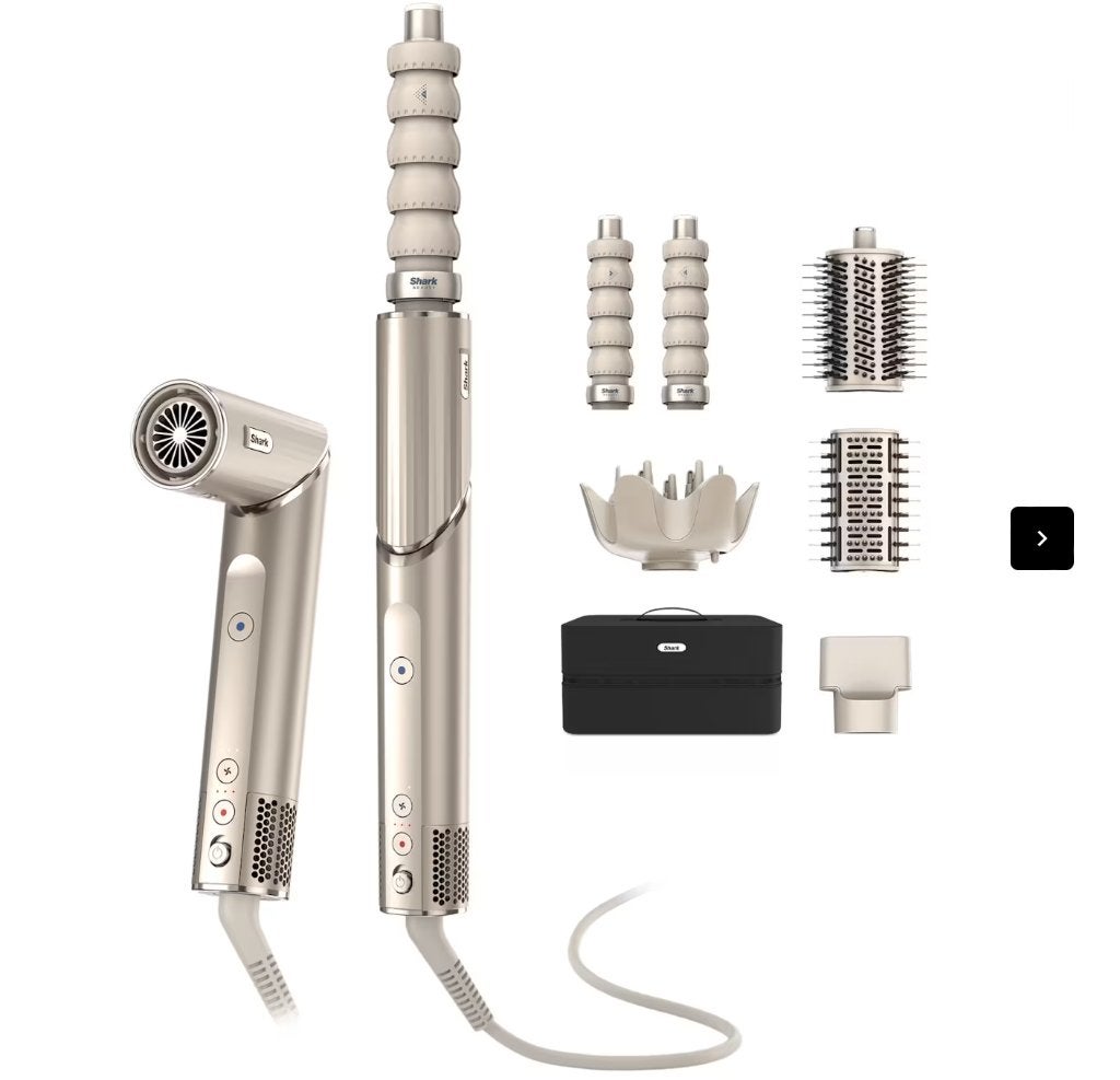 Shark FlexStyle 5-in-1 Föhn en Multistyler - Champagne, Ophalen, Nieuw, Haarverzorging