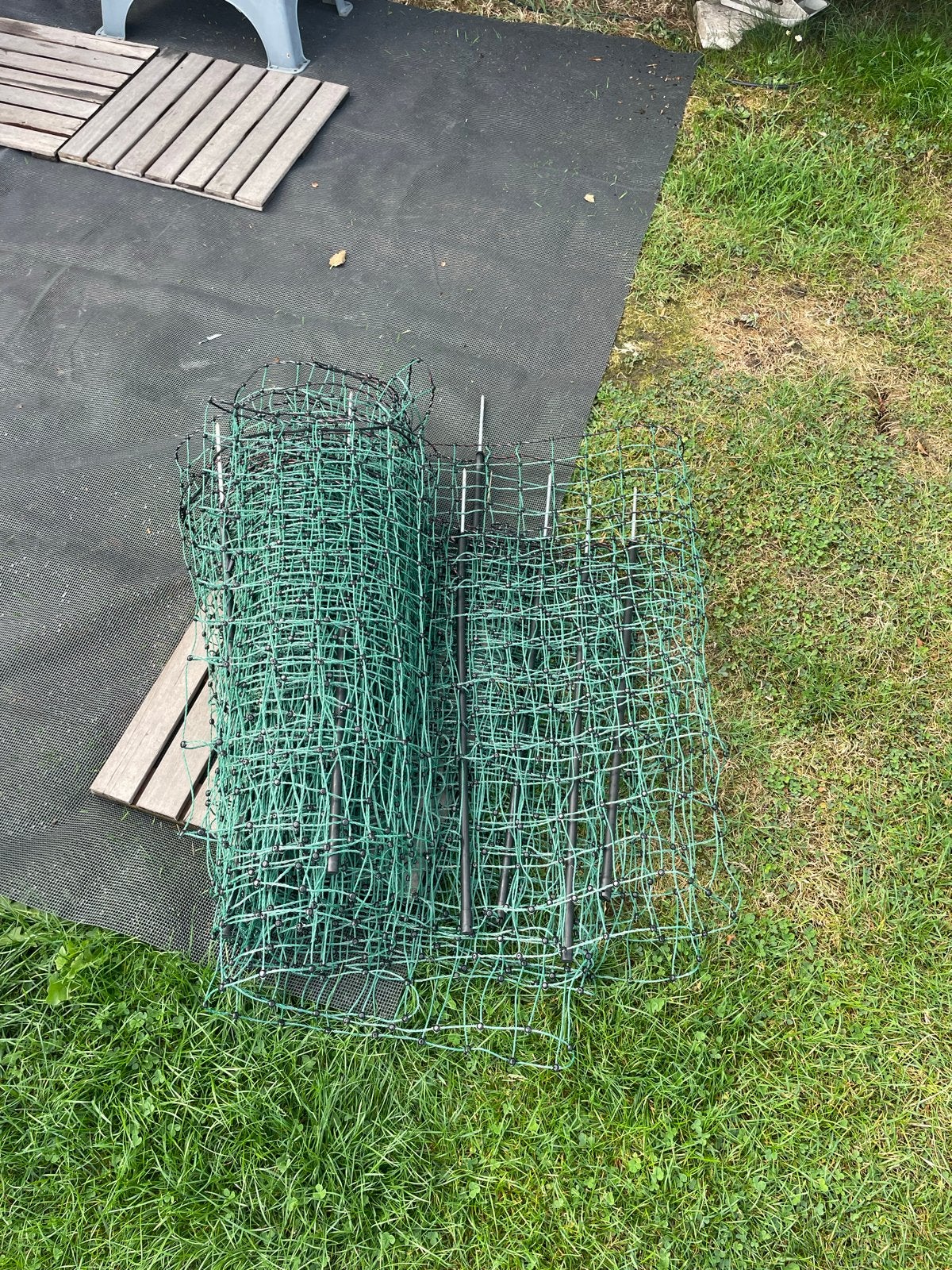 Groen gaashekwerk voor honden - 25 meter, Dieren en Toebehoren, Honden-accessoires, Overige merken, Ophalen, Nieuw, Hondenren
