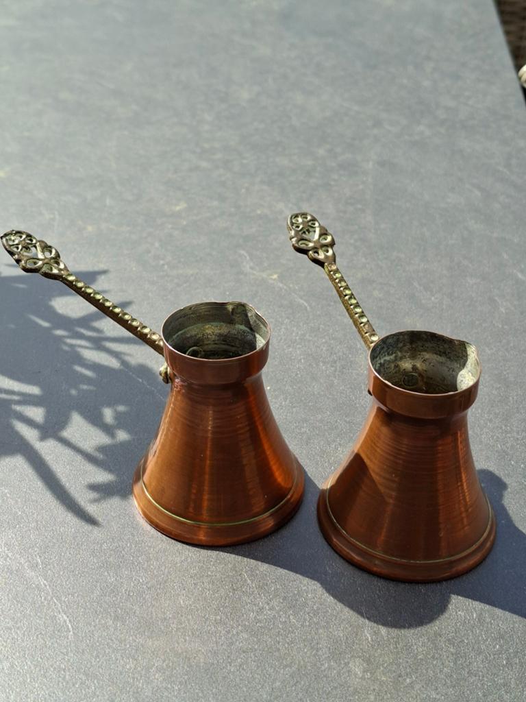 Koperen koffiekan sarajevo 1950, Antiek en Kunst, Antiek | Koper en Brons, Ophalen of Verzenden