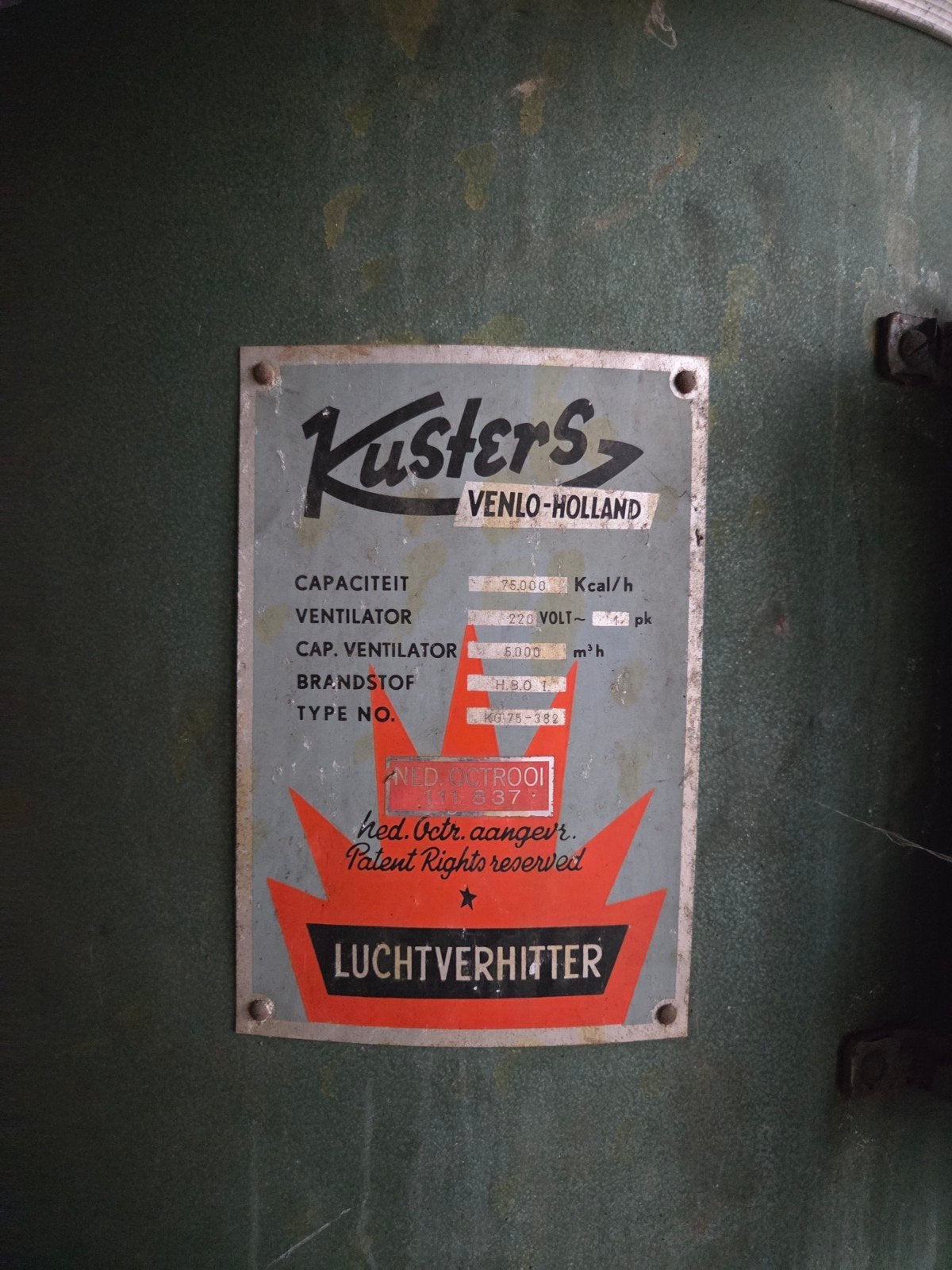 Diesel en Oliekachel te koop, Ophalen, 60 tot 150 cm, Kachel, 30 tot 80 cm