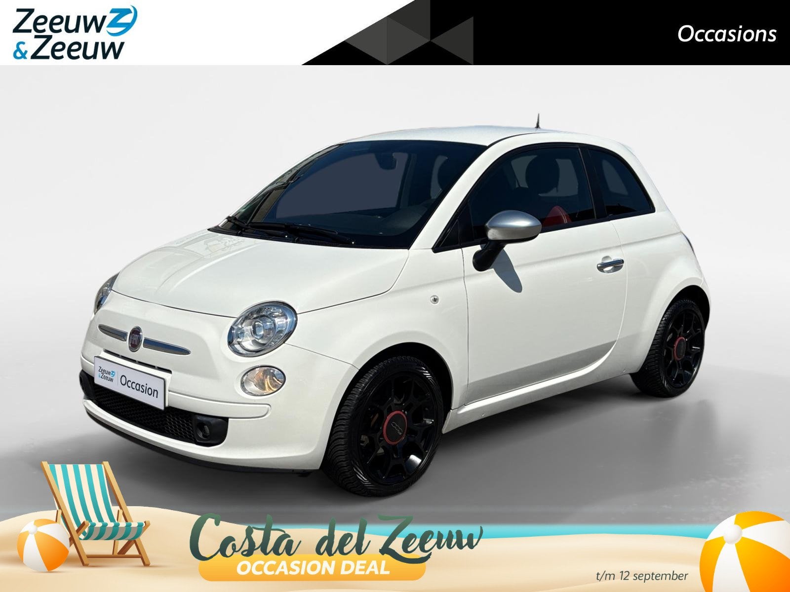 Fiat 500 0.9 TwinAir Street | Interscope boxen | leder |, Auto's, Voorwielaandrijving, Gebruikt, 31 €/maand, Origineel Nederlands