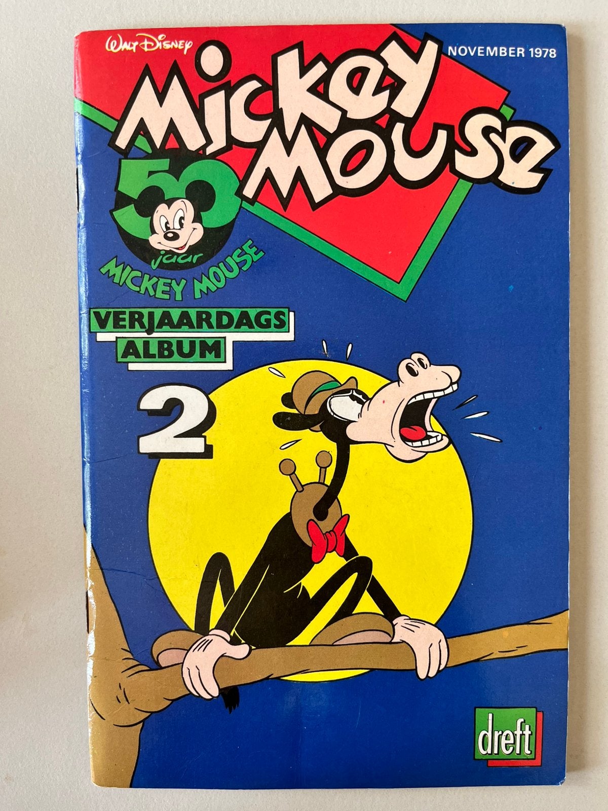 Mickey Mouse verjaardagsalbum 2 Dreft, Boeken, Europa, Ophalen of Verzenden, Gelezen, Eén comic