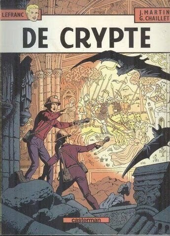 Lefranc De crypte NR0970, Gelezen, Verzenden, Eén stripboek, Jacques Martin