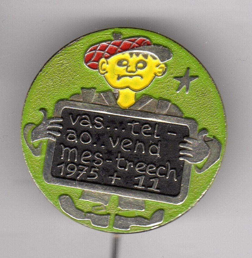 Speldje VASTELAOVOND MESTREECH 1975 + 11 CARNAVAL MAASTRICHT, Verzamelen, Ophalen of Verzenden, Gebruikt, Overige onderwerpen