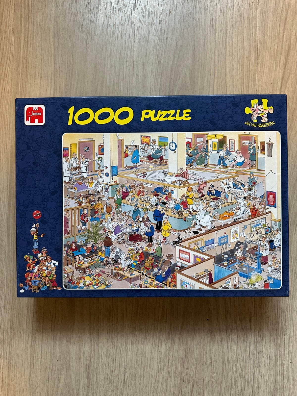 Jan van Haasteren - Van Harte Beterschap - 1000 stukjes, Ophalen of Verzenden, 500 t/m 1500 stukjes, Zo goed als nieuw
