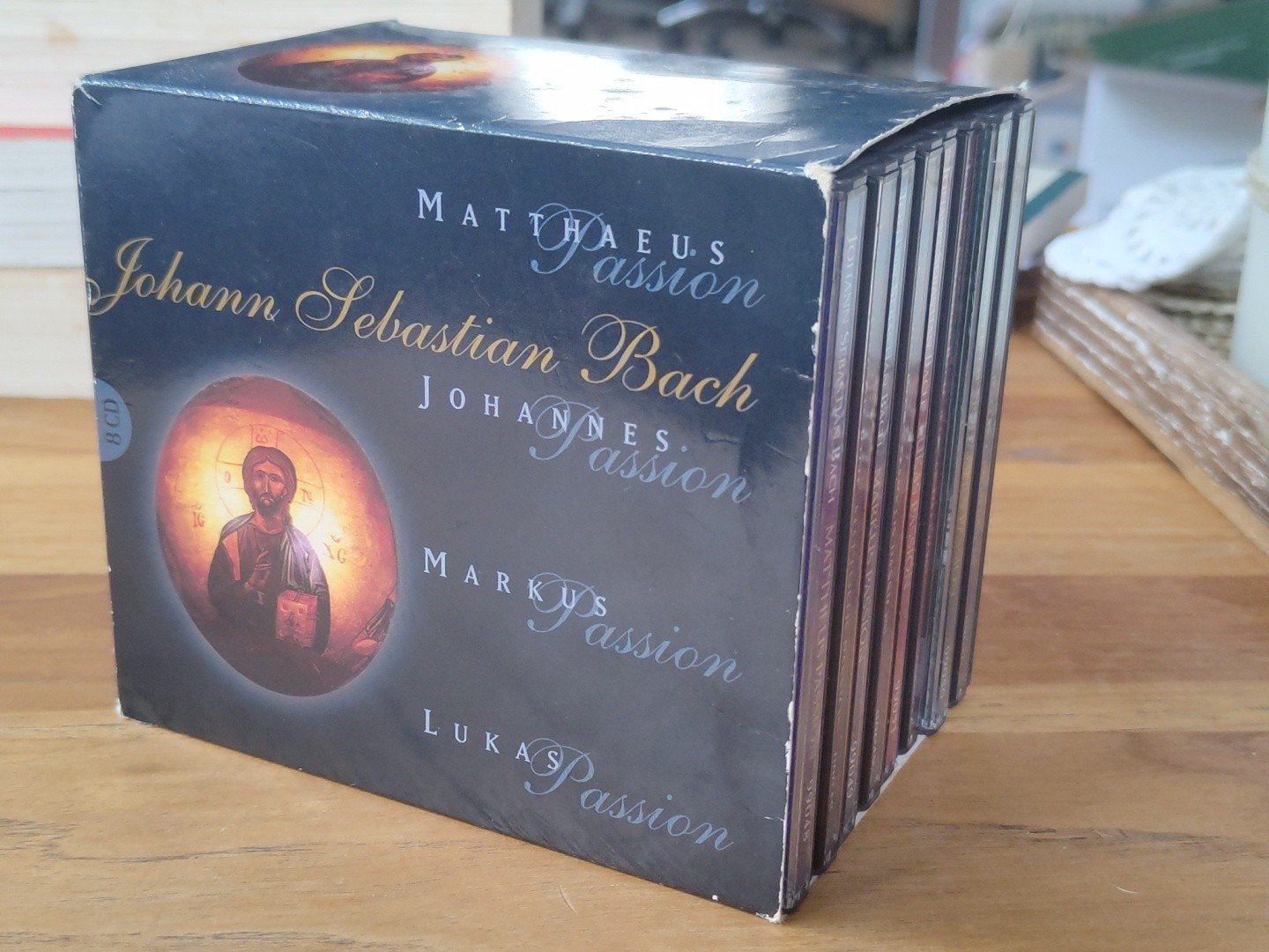 Verzamelbox Bach, 4 passionen op 8 CD's, Cd's en Dvd's, Boxset, Ophalen of Verzenden, Zo goed als nieuw, Oratorium