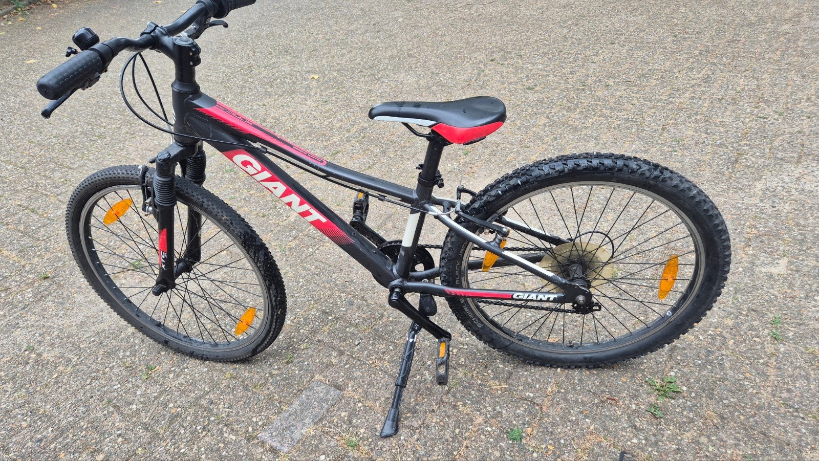 Giant kinderfiets 24 inch, Ophalen, Gebruikt, Velgrem, Versnellingen