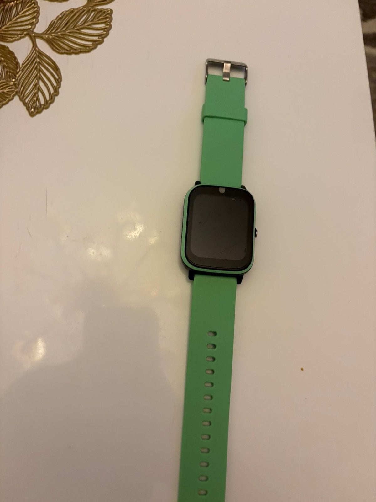 Horloge One 2 Track, Sieraden, Tassen en Uiterlijk, Horloges | Kinderen, Ophalen, Zo goed als nieuw, Groen, Jongen of Meisje