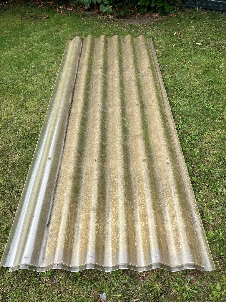 5 platen golfplaat golfplaten beste kwaliteit, Ophalen, Gebruikt