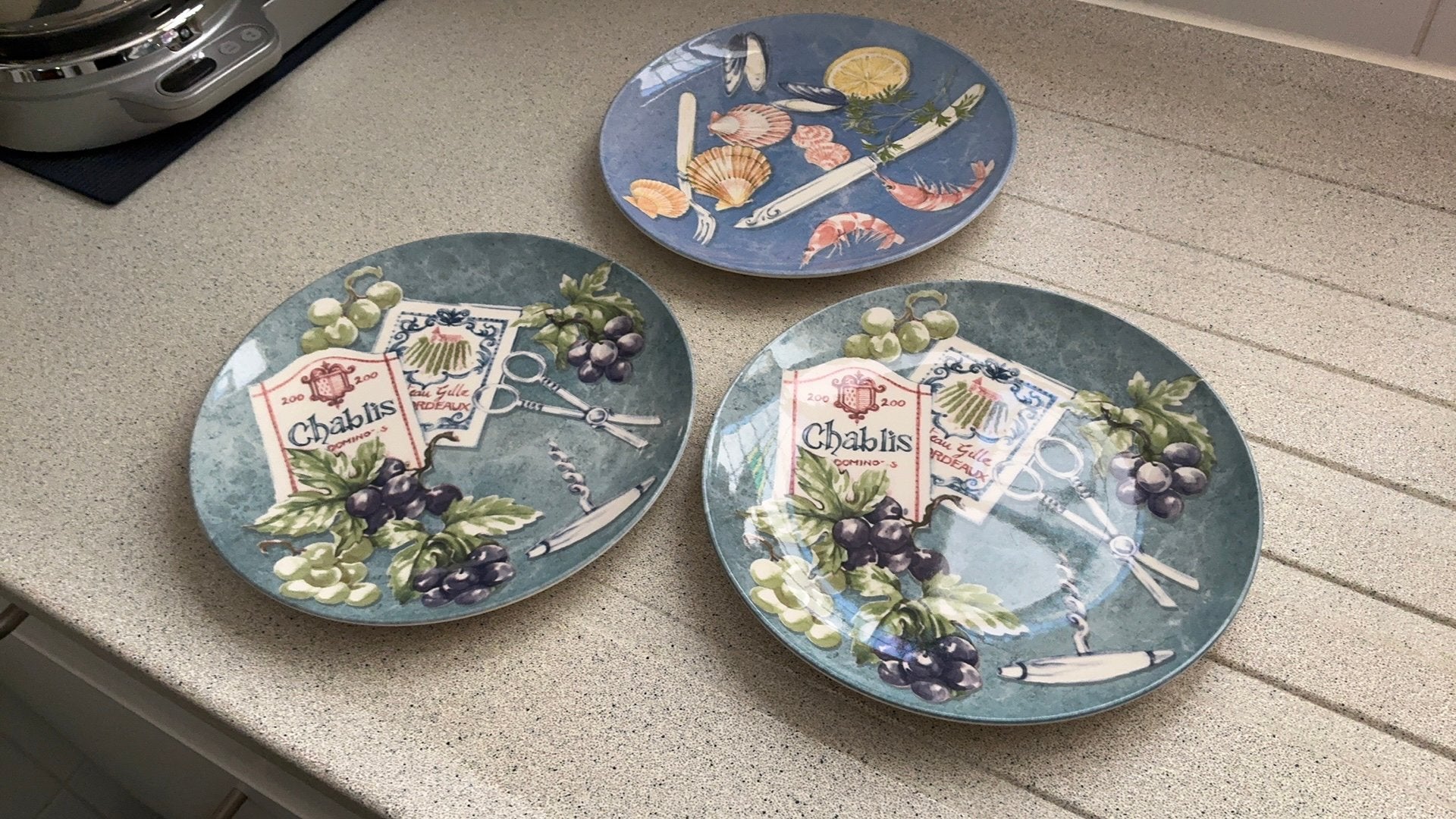 Wedgwood Engeland, 3 ontbijtborden, Ophalen, Zo goed als nieuw, Porselein, Bord(en)