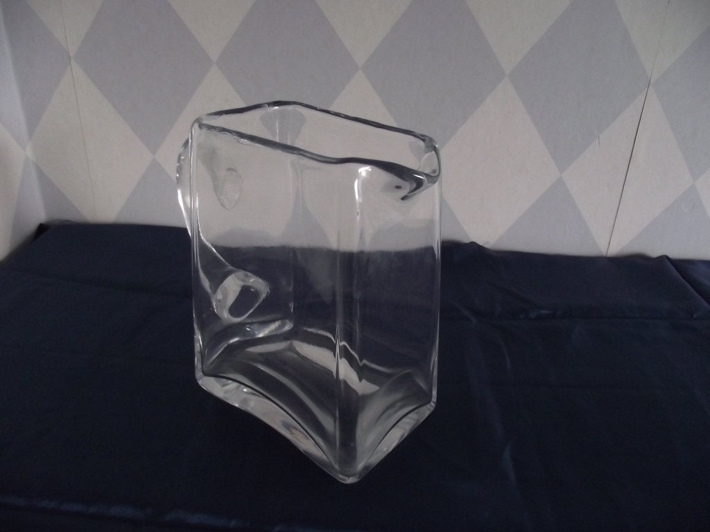 handmade rustiek glas schenkkan 18 cm Habitat Polen 1970 p s, Ophalen of Verzenden