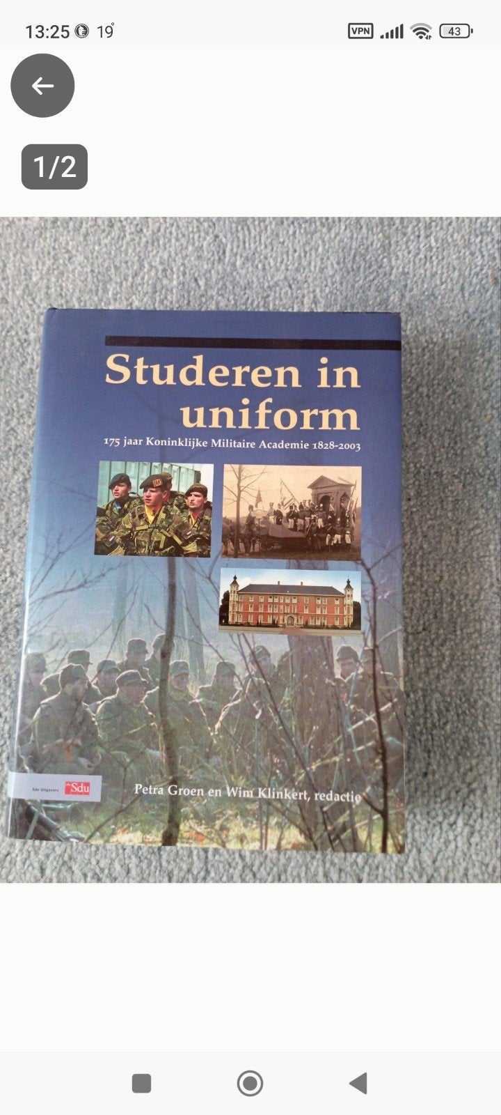 Studeren in uniform: 175 jaar KMA 1828-2003, Ophalen