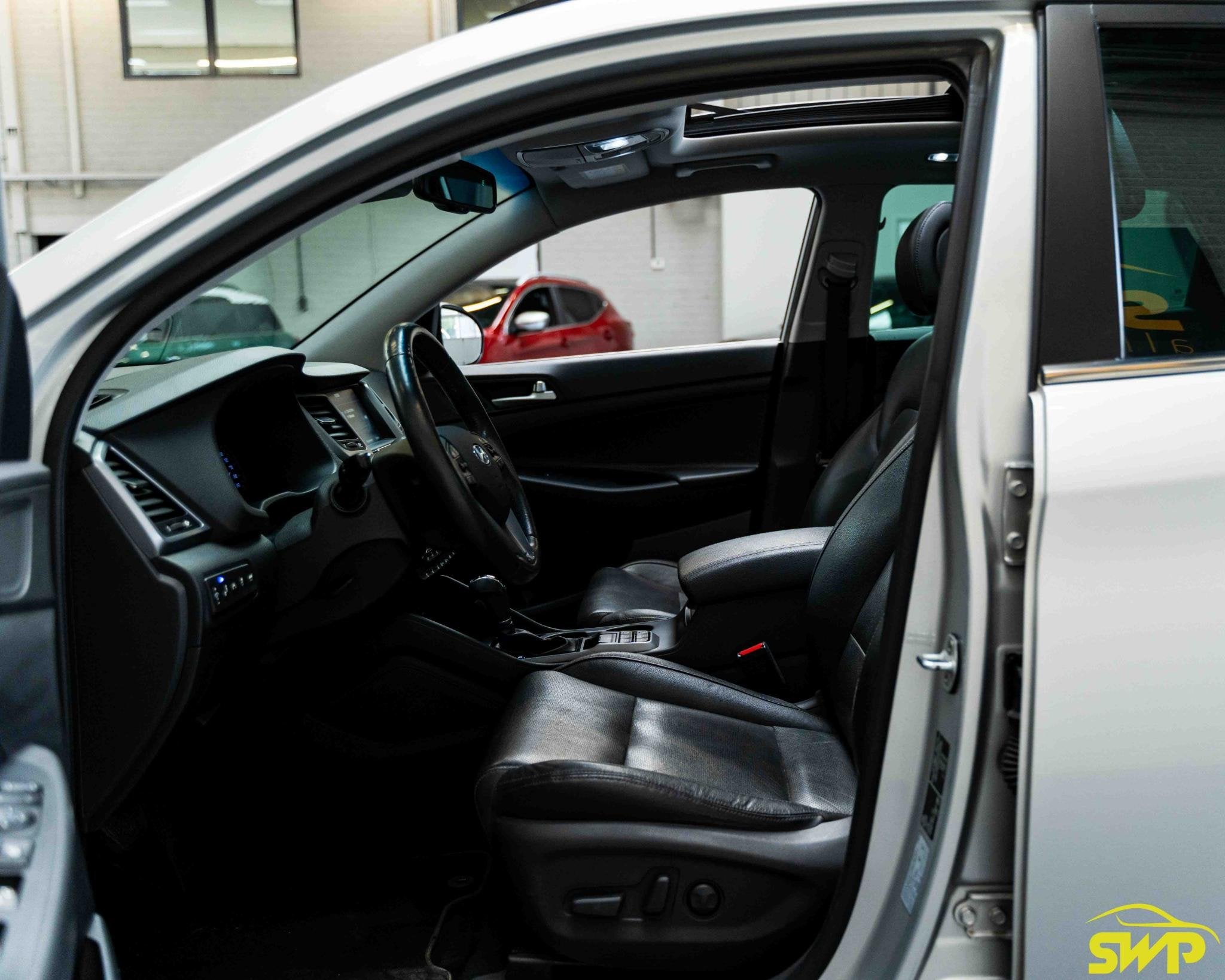 Hyundai Tucson 1.6 T-GDi Premium 4WD | Pano | Navi | Leder |, Auto's, Automaat, Gebruikt, 4 cilinders, Leder