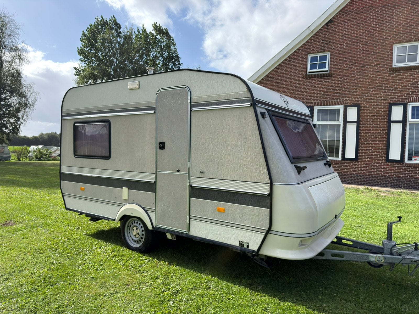 Hobby 10 H (1991)|perfecte staat |Vast bed |Voortent& luifel, Caravans en Kamperen, Vast bed, Hobby, Bedrijf, Treinzit