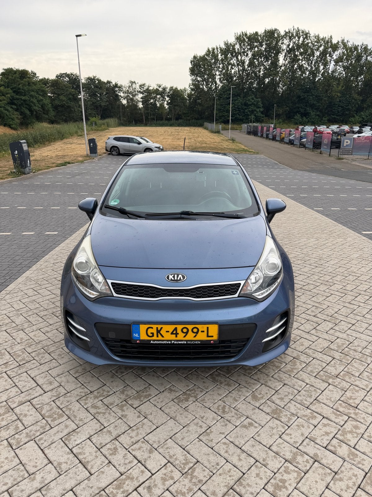 Kia Rio 1.2 I 5DRS 2015 Blauw, Auto's, 1027 kg, 450 kg, 40 €/maand, 4 cilinders