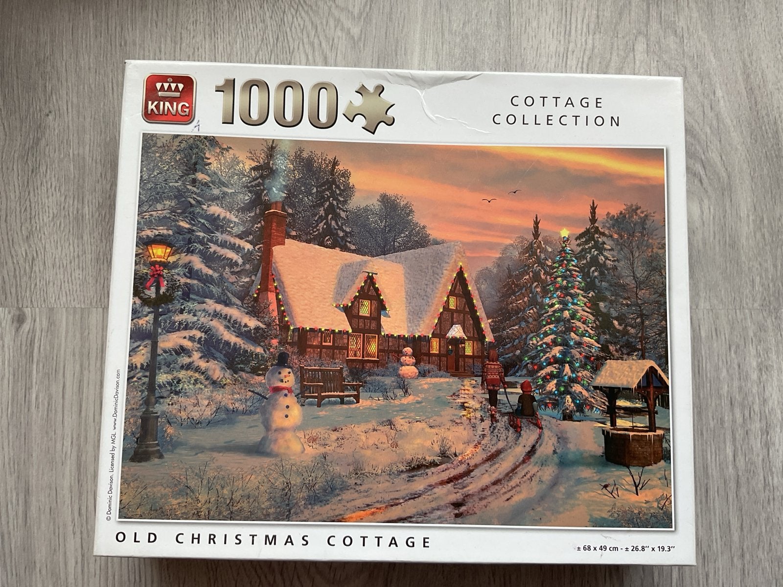 8x King Legpuzzels 1000 stukjes - Diverse thema's, Ophalen, 500 t/m 1500 stukjes, Gebruikt, Legpuzzel