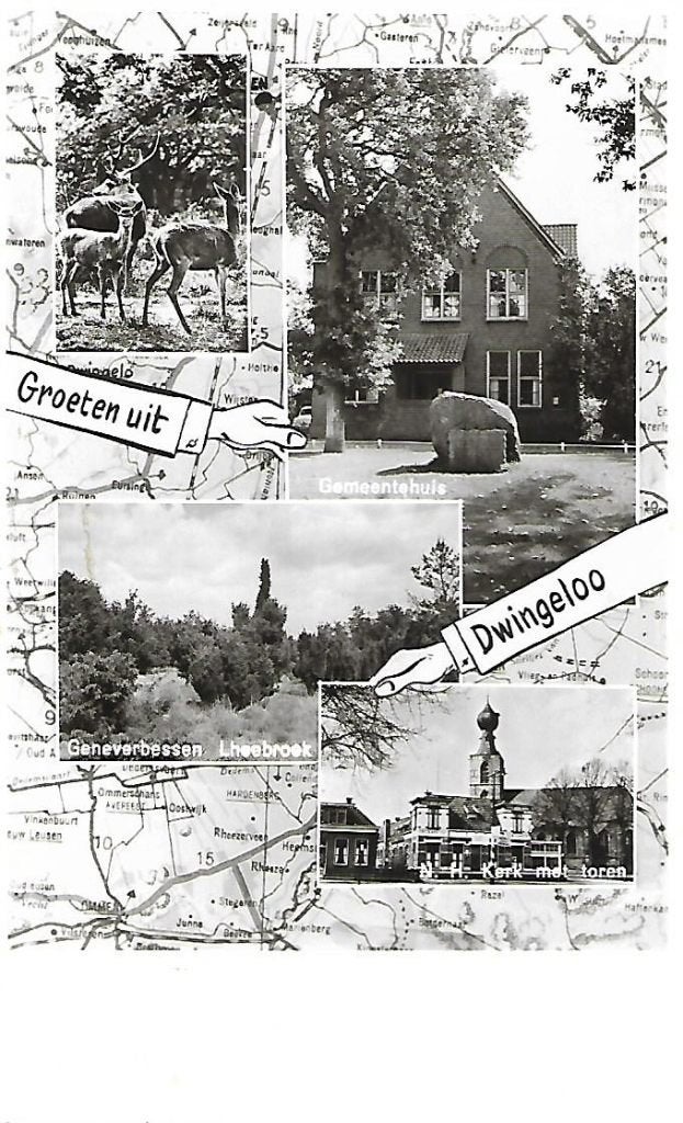 Dwingeloo- -4-luik., Verzenden, 1960 tot 1980, Gelopen, Drenthe