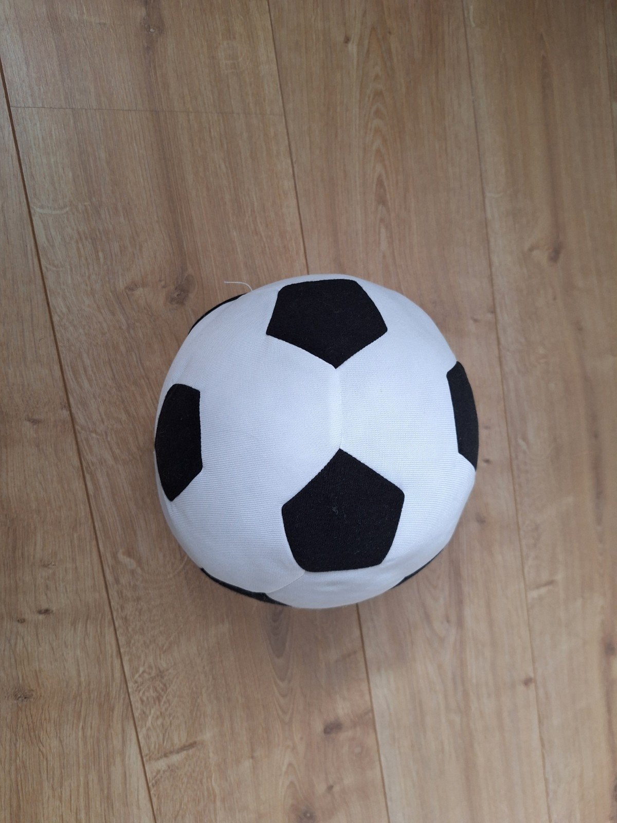 IKEA Pluche Voetbal - Zwart/Wit, Overige typen, Zwart, Ophalen of Verzenden, Zo goed als nieuw