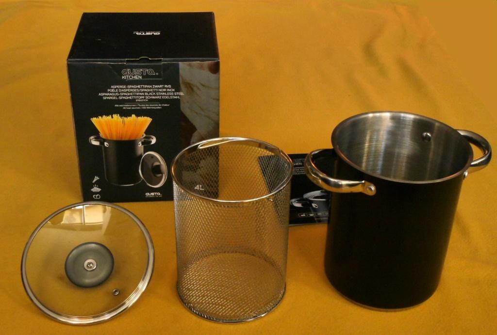 Gusta Gusta Aperge-Spaghettipan - 4 liter, Overige typen, Gusta, Ophalen of Verzenden, Zo goed als nieuw