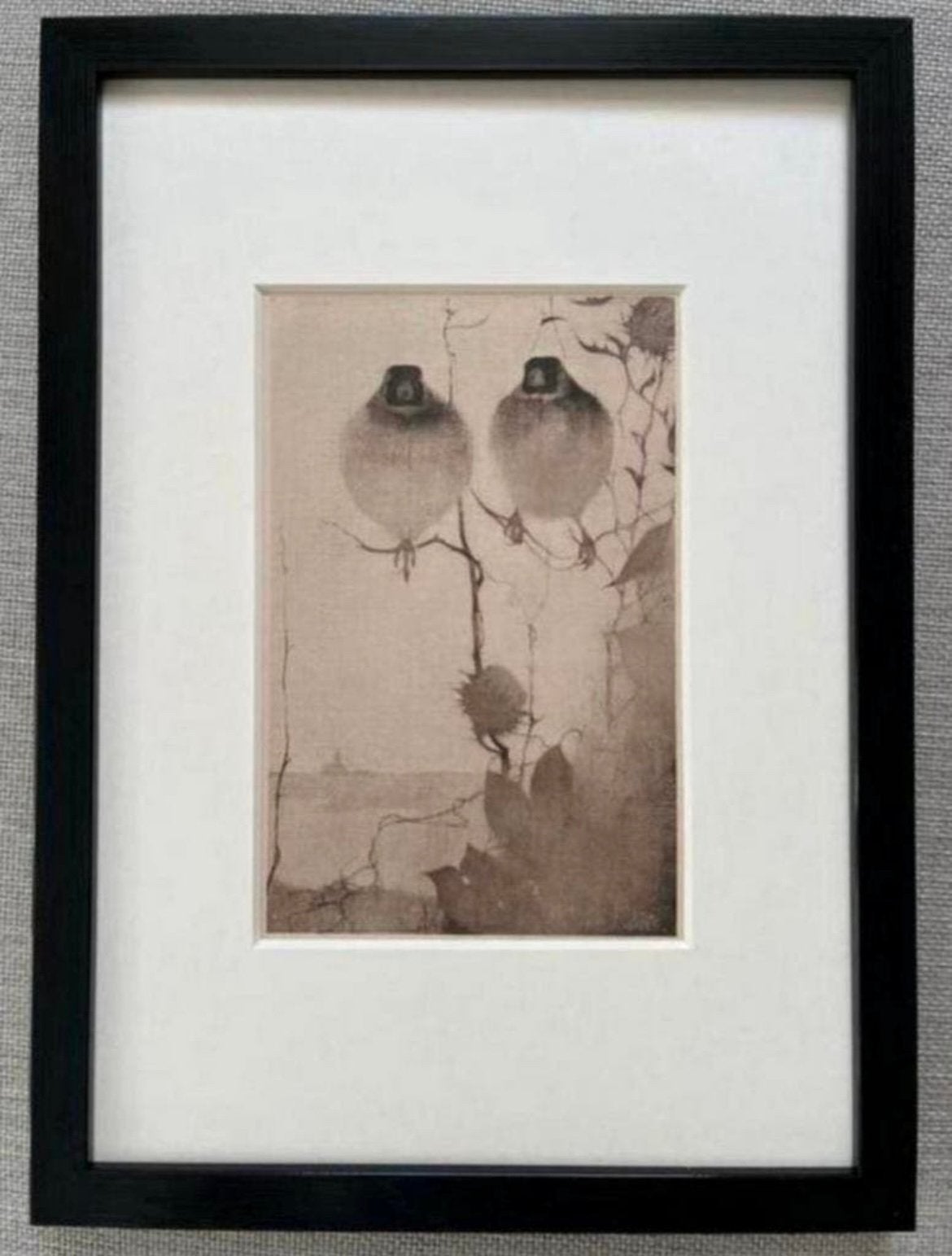 Jan Mankes 1889-1920 / Puttertjes in Avondschemering 1923, Antiek en Kunst, Ingelijst, 23 cm, Ophalen of Verzenden, Gravure