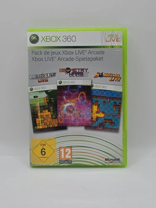 Xbox Live Arcade Game Pack Xbox 360, Gebruikt, Ophalen of Verzenden, Vanaf 12 jaar, Microsoft Corporation One Microsoft Way Redmond, WA 98052-6399 United States of America (Verenigde Staten) 📞 Telefoon: +1 425-882-8080 support@microsoft.com