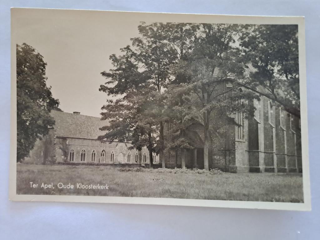 Ter apel, Oude Kloosterkerk, Ophalen of Verzenden, 1940 tot 1960, Groningen