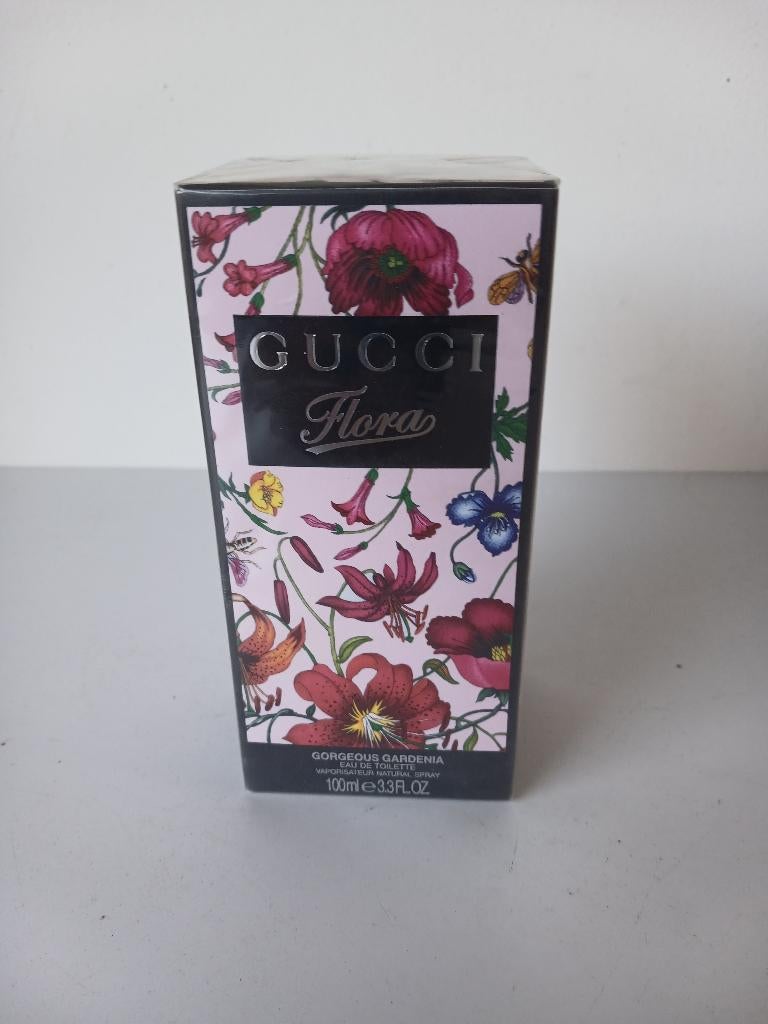 Gucci Flora Gorgeous Gardenia eau de toilette spray 100 ml., Verzamelen, Verzenden, Nieuw, Parfumfles, Gevuld