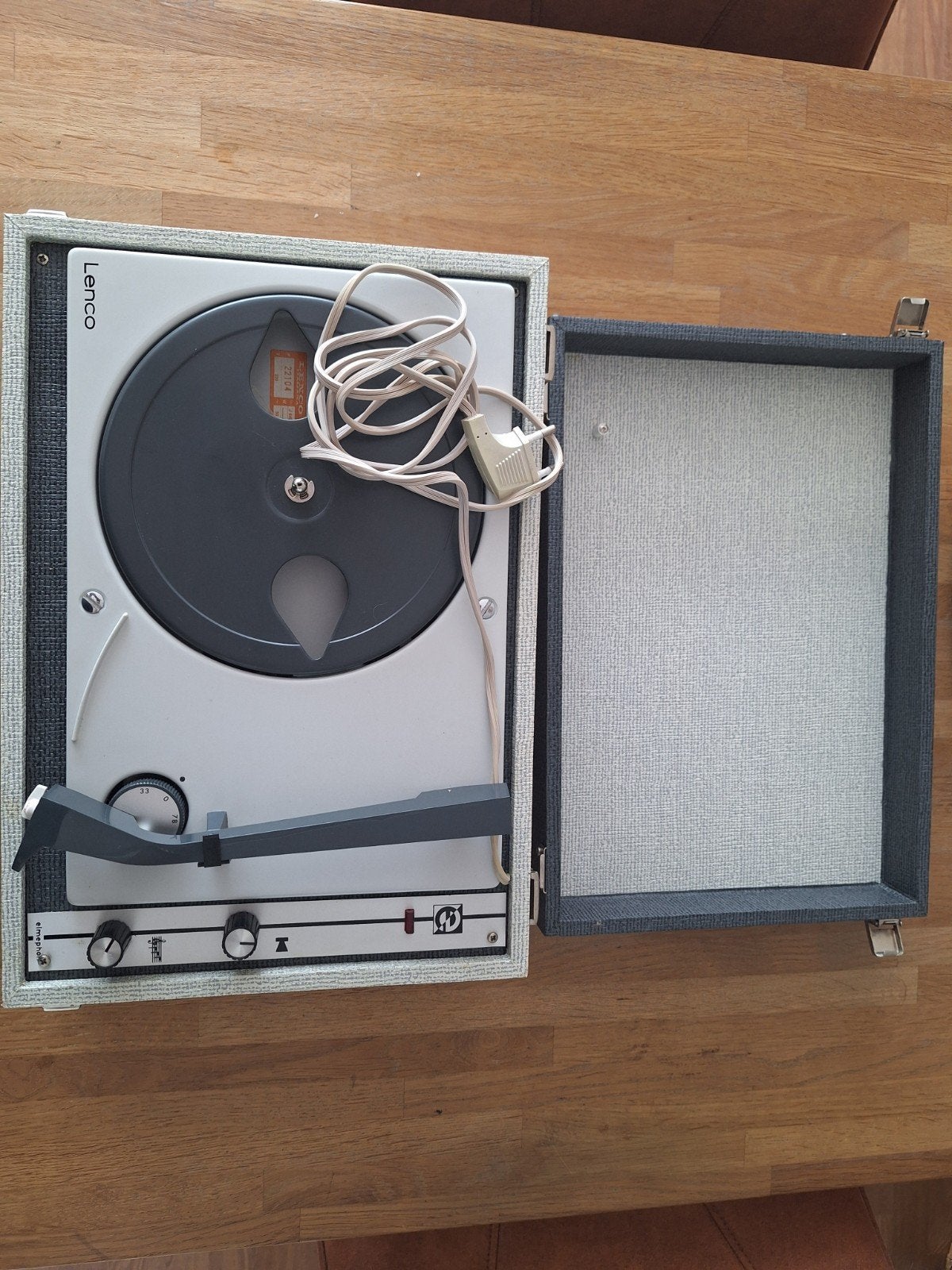 Vintage Lenco kofferplatenspeler uit 1968, Ophalen of Verzenden, Gebruikt, Platenspeler, Overige merken