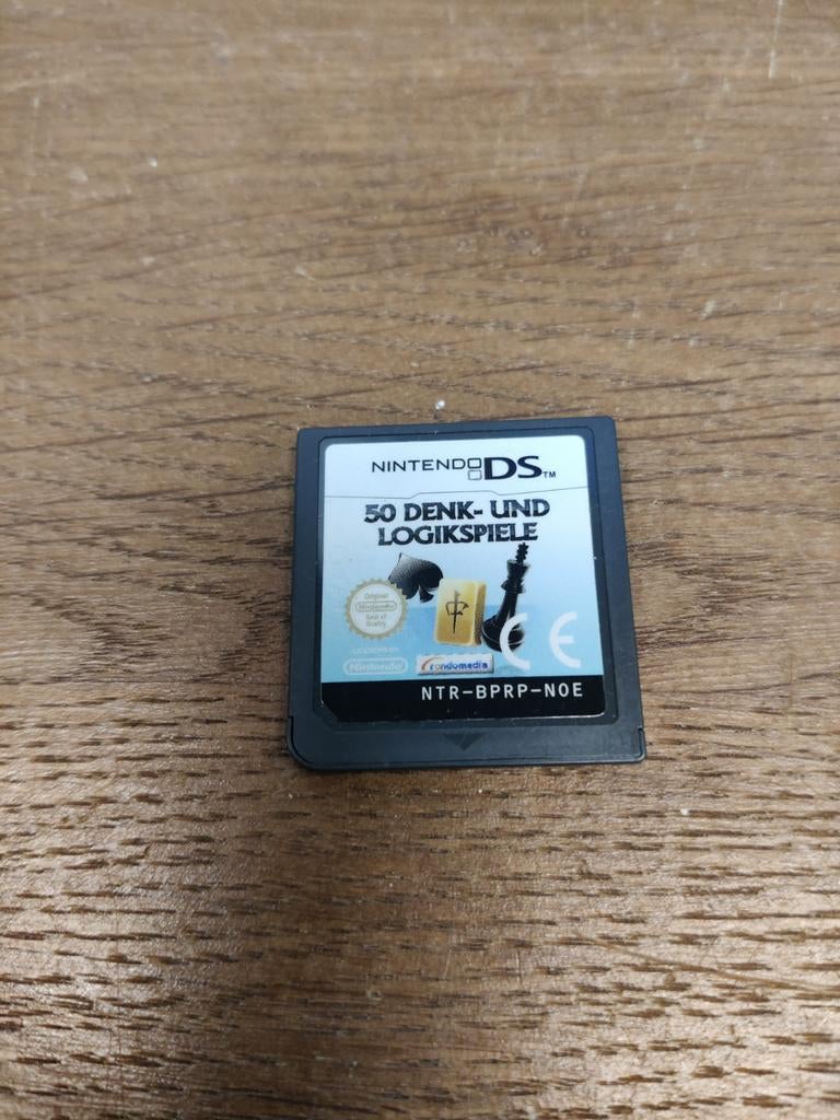 Nintendo DS: 50 Denk- und Logikspiele (Duits), Puzzel en Educatief, Gebruikt, 1 speler, Ophalen of Verzenden