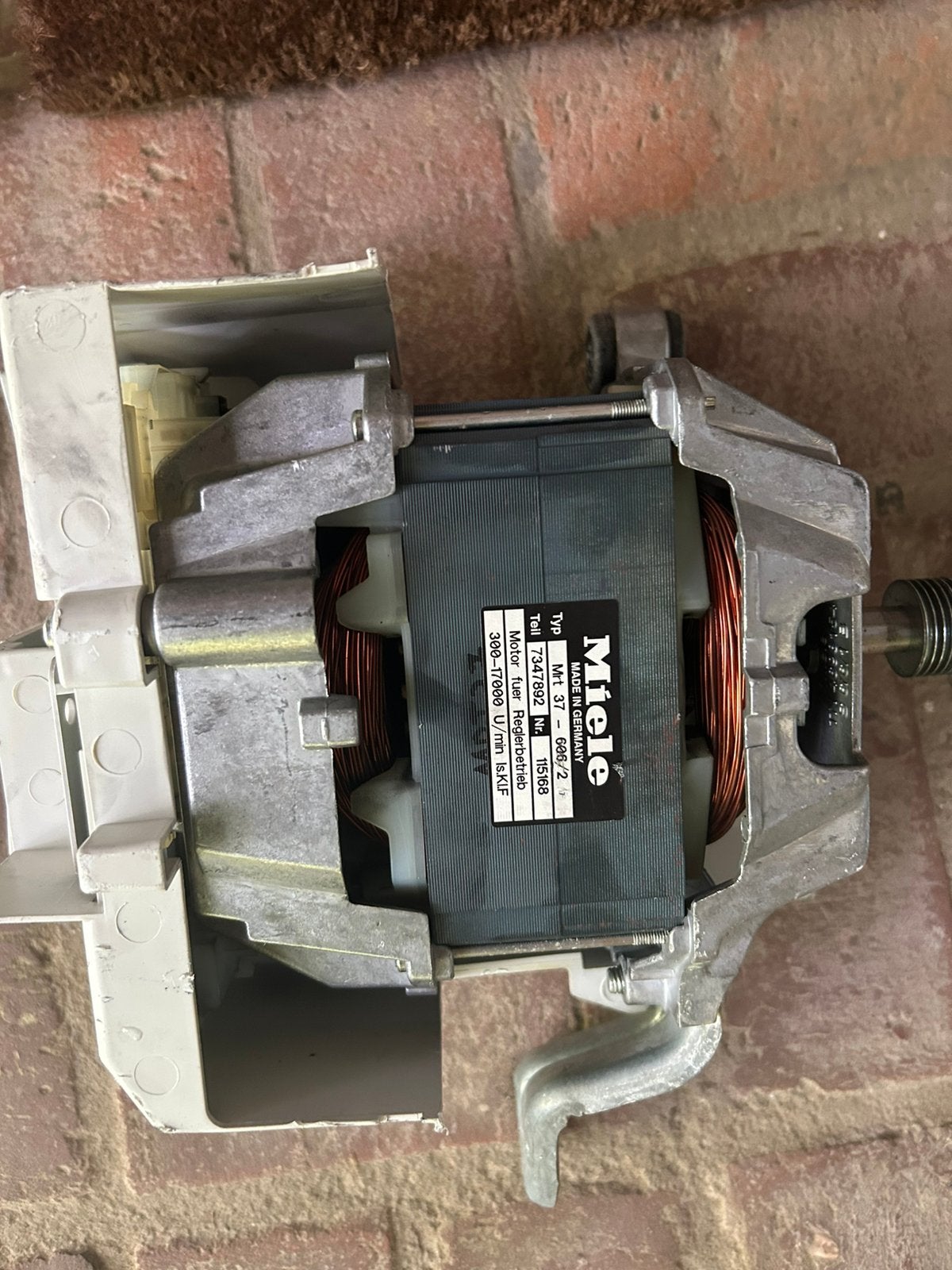 Goed werkende miele motor voor wasmachine + pomp, Ophalen, Gebruikt