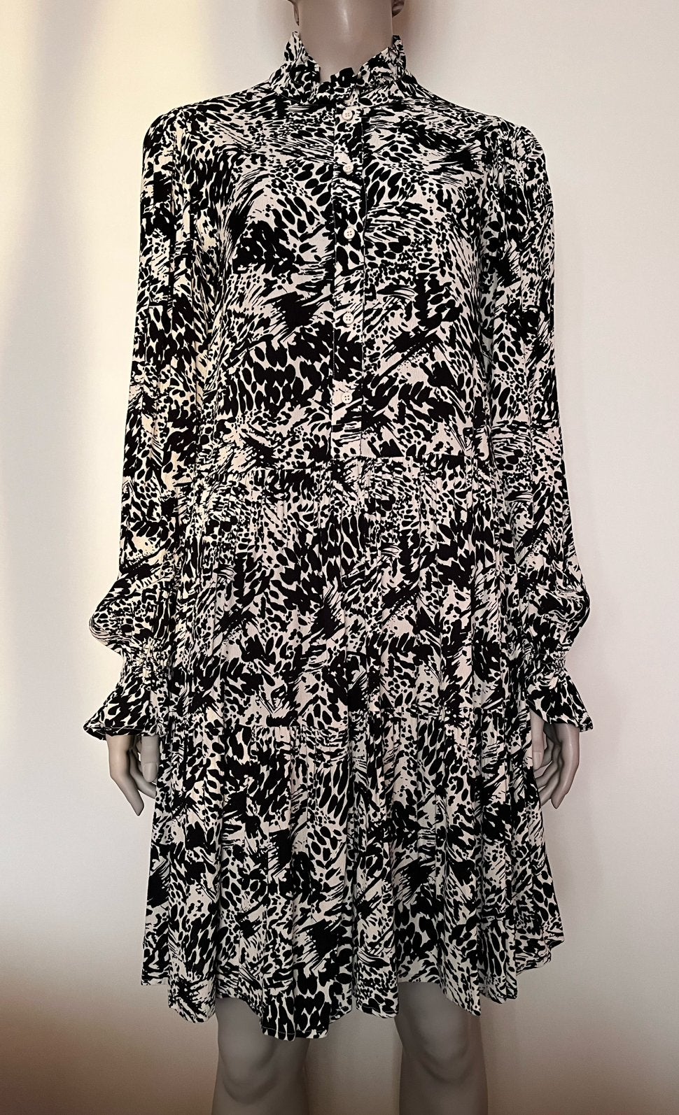 Essentiel Antwerp “Becha” blouse jurk maat 36 (NIEUW!), Verzenden, Zwart, Nieuw, Knielengte