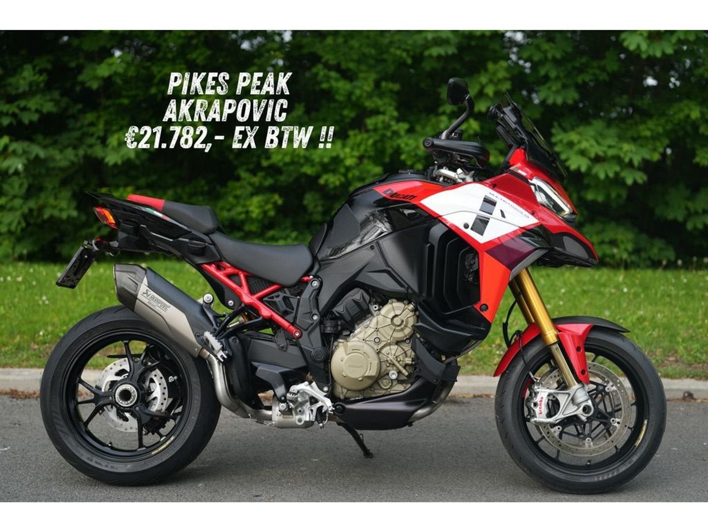 Ducati Multistrada v4 Pikes Peak | BTW MOTOR ! (bj 2022) 20,, Motoren, DUCATI, 4 cilinders, Motorrijbewijs A, Bedrijf