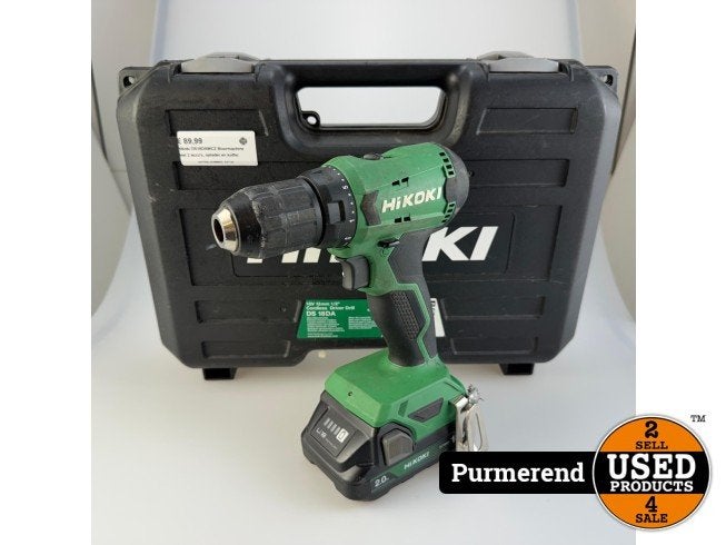 Hikoki DS18DAWCZ Boormachine met 2 accu's, oplader en koffer, Hikoki, Zo goed als nieuw, Support@hikoki.com, 5-1, Nishiarai, 3-chome, Adachi-ku, 
Tokyo 123-0843
Japan