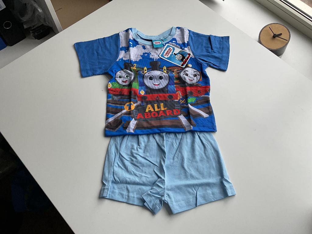Thomas de Trein shortama, Nacht- of Onderkleding, Jongen of Meisje, Nieuw, Ophalen of Verzenden
