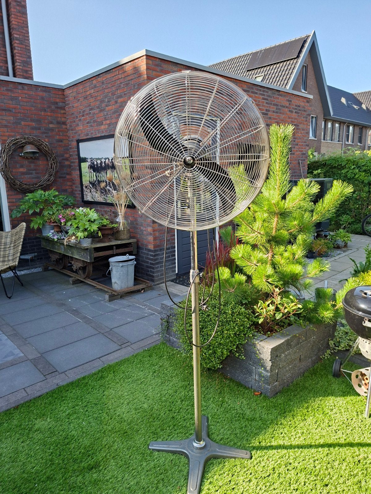 Grote en krachtige staande ventilator, Ophalen, Gebruikt, Statiefventilator