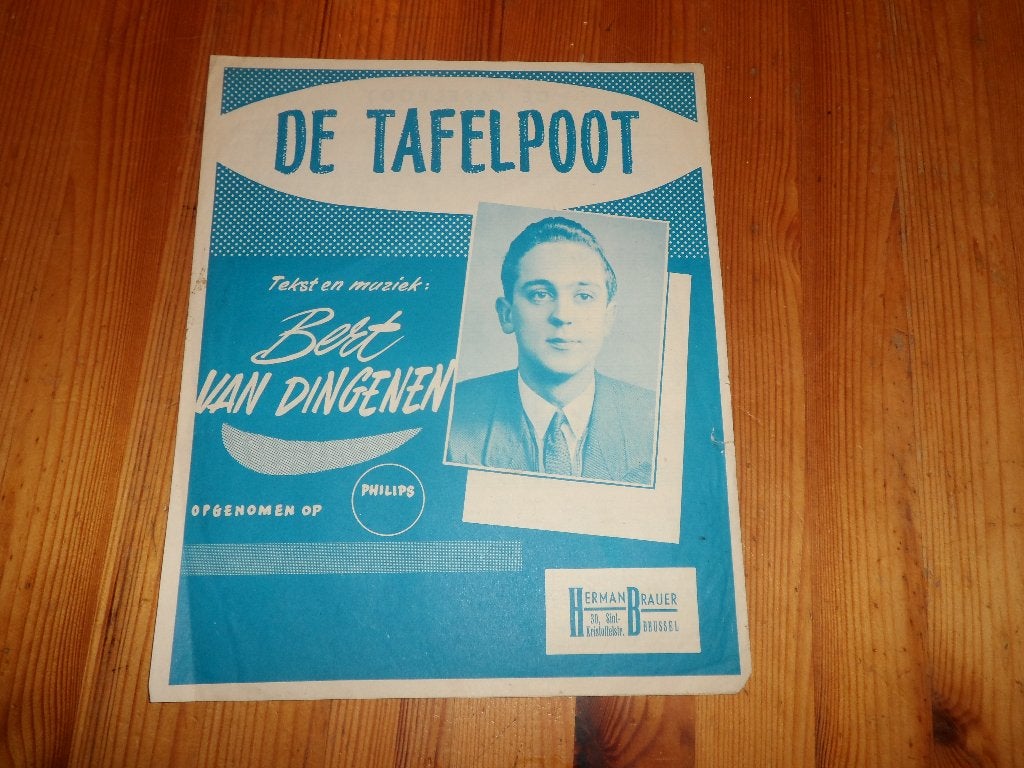 Ik zit zo gere in de cinema - de toet - bert van dingenen, Gebruikt, Gitaar, Ophalen of Verzenden, Artiest of Componist