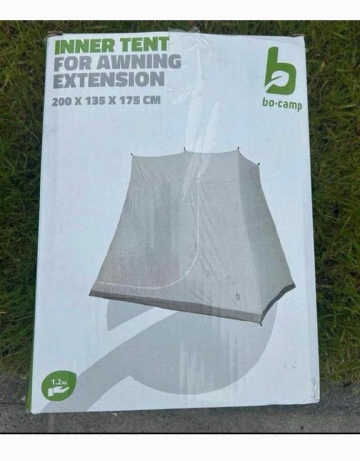 Bo-Camp Binnentent voor Luifel Uitbouw 200x135x175 cm, Caravans en Kamperen, Tenten, Ophalen of Verzenden, Nieuw, Tot en met 2